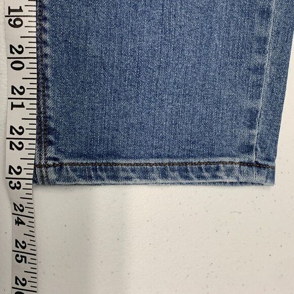 LOFT Jeans sz 29 8 Modern Crop Light Wash Inseam 23" - Picture 2 of 7